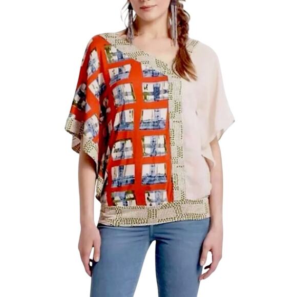 Anthropologie Vanessa Virginia Askew Kimono Top Small - Picture 1 of 9